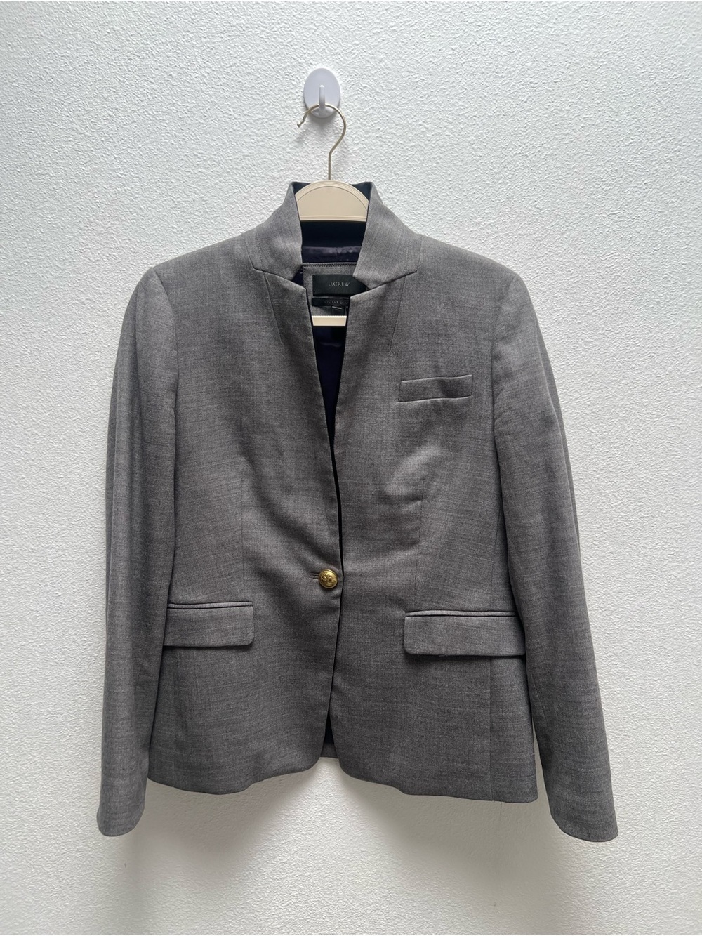 J. Crew Grey Regent Blazer Women’s Size 8P